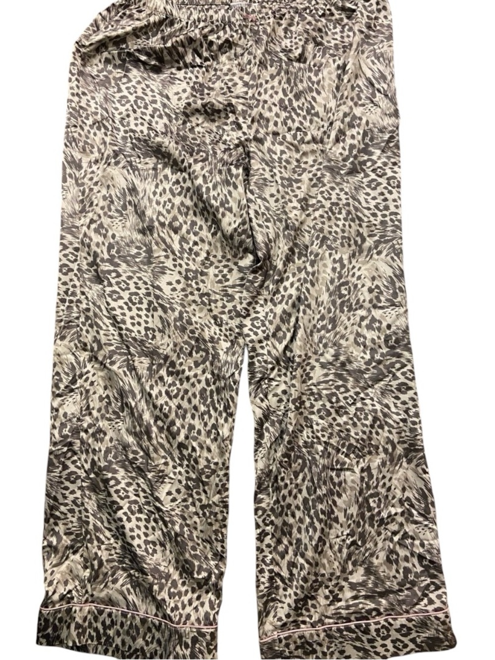 Jennifer Lopez gray animal print pajama pants size large